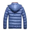 Autumn Winter Hooded Jacket Men Parka Quilted Padded Wadded Windbreaker Male Mens Jackets And Coat Parkas Overcoat M220