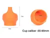 Silicone Sippy Lids Elephant Shaped Cup Cover Reusable Lid Läcktät kopp för barn Vattenflaskor Brinkware Tools 5 Färger 20pcs DHW1083