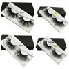 25mm 3d mink ögonfransar 100% äkta mink hårfransar Individuella ögonfransar förlängningar Privat logotyp Anpassad Falsk Eyelash Förpackning Box Privat logo