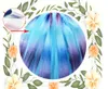 10 yardroll Rainbow Glitter Tul Roll Tul Crystin Organa Organa Sheer Tutu Craft Tutu Skirt Home Wedding Decoración XB17722852