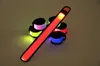 Nylon LED Sports Slap Polsriem Banden Polsband Licht Flash Armband Gloeiende Armband Flare Strap Party Concert Armband SN2132