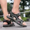 Gorąca sprzedaż-Sagace Buty na zewnątrz Dorywczo Buty Oddychające Sandały Plażowe Sapatos Masculinos Plus Size