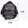 Orangutan 마스크 할로윈 무서운 원숭이 마스크 공포 실리콘 코스프레 오랑우탄 마스크 오랑우탄 발 의상 파티 공급 RRA2642