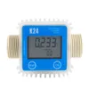 Freeshipping 1 Pcs K24 Lcd Turbine Digital Fuel Flow Meter Widely Used For Chemicals Water