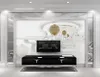 Fonds d'écran élégant et moderne pour le papier peint décoration fond mur salon chambre TV 3D murale d'amélioration de la maison de luxe