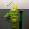 Glass Smoking Pipe Water Hookah Colored gourd silent filter glass water bottle