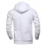 Fashion-hoody men's sports Suits Black White Tracksuits hooded jacket Men/women Windbreaker Zipper sportwear Fashion ZNE hoody jacket+pant