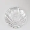 Rainbow Shell Dish Dazzle colour Shell Shaped Glass Plate Wedding Tableware Decoration Fruit Dessert Dishes Cake Plate for Party GGA3207