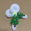 2019 New Arrival 13.2 CM Christmas Tree glass Hand Pipe Hookah glow in dark Glass Pipes For Smoking Pipes Bongs In Stock