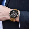 CWP Benyar Fashion Chronograph Sport Mens Klockor Top Märke Luxury Quartz Watch Reloj Hombre Clock Male Hour Relogio Masculino