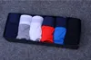 NO Box 5pcs / lot Man Boxer Uomo Uomo Underwear Pantaloncini Underpants Sexy Biancheria intima casual Casual Breve Moda Maschile Traspirante Penis Maschio gay Boxshorts