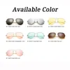 RBUDDY 2017 Solglasögon Kvinnor Brand Design Pilot Solglasögon Clear Lens Female Fashion Oval Glasses Transparent UV4009039813