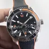 435mm Watches Men039s Automatic Watch Orange Black Bezel Cal8900 Movement VSF Axial Men Dive 600m Rubber Strap Water Resistan5953501