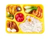 Gratis verzending Food Grade PP Materiaal Take Away Food Packing Boxes Hoge kwaliteit wegwerp Bento Box voor restaurant