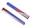 Groothandel-Nieuwe Hoogwaardige U S TOUR OVERSIZE JUMBO GOLF Single PU Putter Grip Slim 2.0 3.0 US America Flag Red White Blue