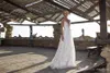 Limor Rosen 2020 Bohemian Trouwjurken Een lijn V-hals Strand Bridal Jurk Kant Boho Backless Bruidsjurken