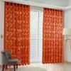 Blomma Vine Leaf Partition Curtain Polyester Moderna gardiner för vardagsrum Balkongfönster Sheer för sovrum2243