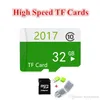 Nya High Speed ​​TF -kort Klass 10 SDHC Micro SD -kortgåvor 16 GB 32 GB 64 GB 128 GB Memory Card för PhonetableTcamera7264319