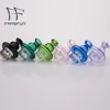 Cyclone riptide girando tampa carb para 2mm banger fumo com 25mm tigela grande fluxo de ar fluxo de vidro abóbada diligam cor sortidos cor