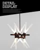 Nordic Style LED Crystal Pendant Lamp Modern Creative Bar Lamp Reception Desk For Shop Hotel Office Engineering Lighting