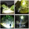 Krachtige XHP70.2 LED-zaklamp Tactische LED-toorts Waterdichte Outdoor Draagbare Verlichting tot 4300 Lumen Output Camping Light