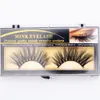 Ny stil 25mm 3D-ögonfransar Criss-Cross Strands Cruelty Free High Volume Mink Lashes Soft Dramatic Eye Lashes D801-D815 15 Styles