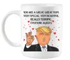 Donald Trump Mugs You Are A Great Mom Dad Ceramic Creative Coffee Water Cup Trump Wine Ceramic Mug Mother Thanksgiving Day Gift TL291