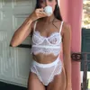 Bayanlar Sıcak Sexy Lingerie Pijama Dantel Kostümleri Kadınlar Seksi Iç Çamaşırı Günaha Erotik Lingerie Porno Kostümleri Siyah Beyaz Erotik Seksi Sutyen