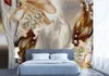 Custom Any Size 3D Mural Wallpaper Dream 3D Jewelry Flower Jewelry Home Decor Living Room Wall Covering