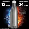 500 ml vacuüm kolf 17oz cola mokken water flessen vorm sport vaste kleur gespoten roestvrijstalen dubbele muur thermosfoto