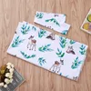 Baby Muslin Swaddle Wrap Blanket Wraps Blankets Nursery Bedding Towelling Baby Infant Deer Wrapped Cloth With Headband 15068