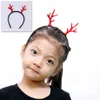 Noel Süslemeleri Bantlar Ren Geyiği Boynuzları Hairband Noel Çocuklar Bebek Hairhoop Parti Dekor Şapkalar Saç Aksesuarları Hediye Navidad Christm