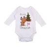 Nouveau-né Bébés filles barboteuses unisexe bébé garçon Vêtements Mon 1er Combishort Noël Romper Jumpsuit Vêtements Outfit