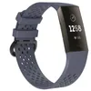 Для Fitbit Charge3 Силиконовый ремешок Mesh Sport Смарт ремешок для часов Браслет аксессуары Браслеты для часов Дышащий браслет Charge 3