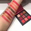 Beauty Glazed 9 Color Makeup Eyeshadow Palette فراشي الماكياج Palette Shimmer Pigmented Eye Shadow