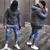 Hirigin Men Jeans 2018 Streç Yıkılmış Yırtık Aplike Tasarım Moda Ayak Bileği Skinny Jeans Men248x