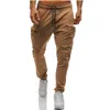 Pantalones de hombre Joggers Pantalones casuales Hombres Ropa de marca Otoño Pantalones de camuflaje con múltiples bolsillos