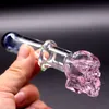 4.5 Inches Skull Great Pyrex Glass Burner Water Smoking Pipes Thick high quality Color For Oil Rigs