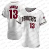 Arizona Ketel Marte Jerseys Ahmed Christian Walker David Peralta Carson Kelly 2020 Nueva temporada Camisetas de béisbol