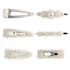 New Pearl Hairpin Hair Clip Snap Hair Barrette Stick Hairpin Hair Styling Accessories For Women Girls