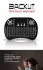 Mini teclado sem fio Rii i8 2,4 GHz Air Mouse Keyboard Controle remoto Touchpad para Android Box TV 3D Game Tablet PC