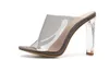 Hot Sale-Stal Square Heel Transparent Clear High Heels Letnie Kapcie Sandały Pompy 11 cm Rozmiar 35-40