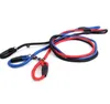 Nylon Rope Dog whisperer Cesar Millan style Slip Training Leash Lead and Collar Red Blue Black Colors