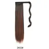 Clip dritto nella coda dei capelli Capelli falsi 24 "100g Ponytail parrucchino con forcine per capelli sintetiche coda di coda per capelli