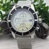 Montre de Sport pour hommes japon VK mouvement à Quartz chronographe gris chronomètres pour homme montre-bracelet analogique avec calendrier male274Z