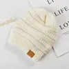 Fashion Adult Lady Autumn and Winter Wool Ladies Horsetail Hat Hair Line Warm Knitted Empty Top Hat Simple Beautiful Hat