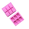 Silicone soap molds 6 Hole Rectangle DIY Baking Mold Tray Handmade Cake Biscuit Cookie Candy Chocolate Moulds baking Tools Food Craft making