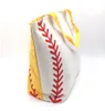 2019 kvinnor mode baseball softball print resväska hög kapacitet kanfas handväska bärbar arrangör förvaring väska män utomhus sport tote