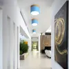 DHL Nordic Iron Houten Plafondverlichting Moderne LED Plafondlamp voor Woonkamer Slaapkamer Luminaire Porch Gepaste Corridor Verlichtingsarmaturen