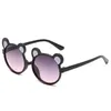 Enfants UV lunettes de soleil cadre rond mignon dessin animé Style enfants garçons filles lunettes lunettes écran solaire lunettes 6 couleurs pour 5-12 ans